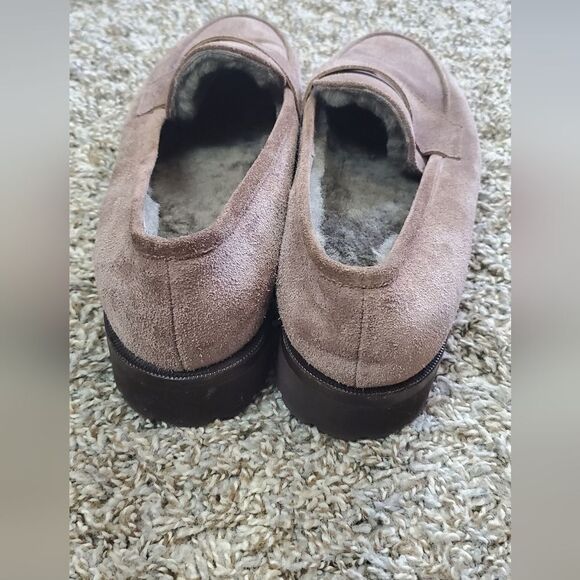 Unutzer Chocolate Brown Suede Italian Loafers - Picture 3 of 6